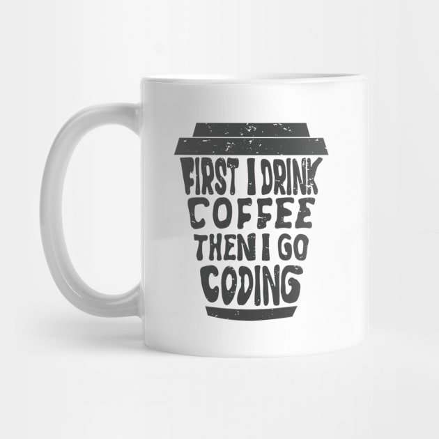 coding t shirts coffee Gift T-Shirt by GraphicTeeArt